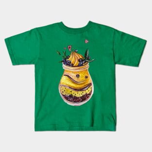 berry smoothie colorful hand drawn Kids T-Shirt